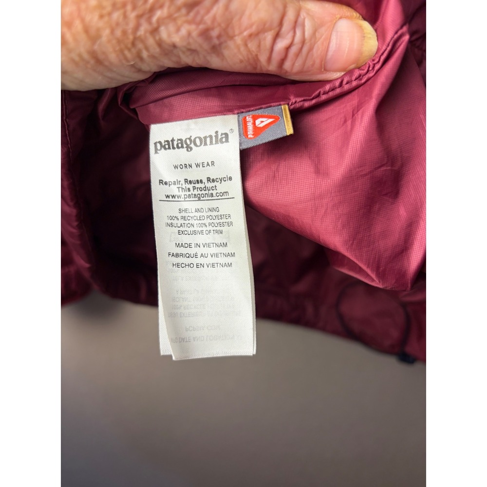Patagonia Women's Nano Puff Jacket Small S Arrow Red EUC Puffer Full Zip 84217 - Picture 8 of 14